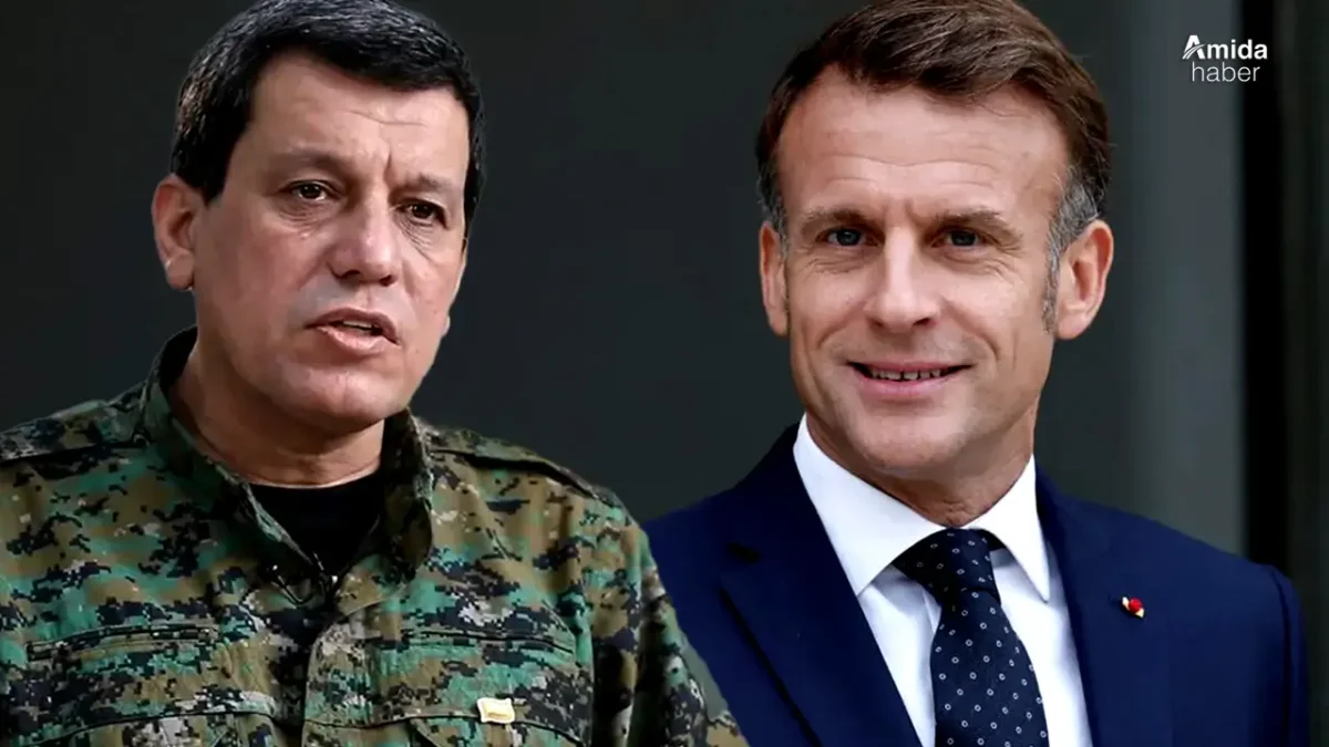 Macron dê beriya serdana xwe ya Şamê bi Mezlûm Ebdî re bicive