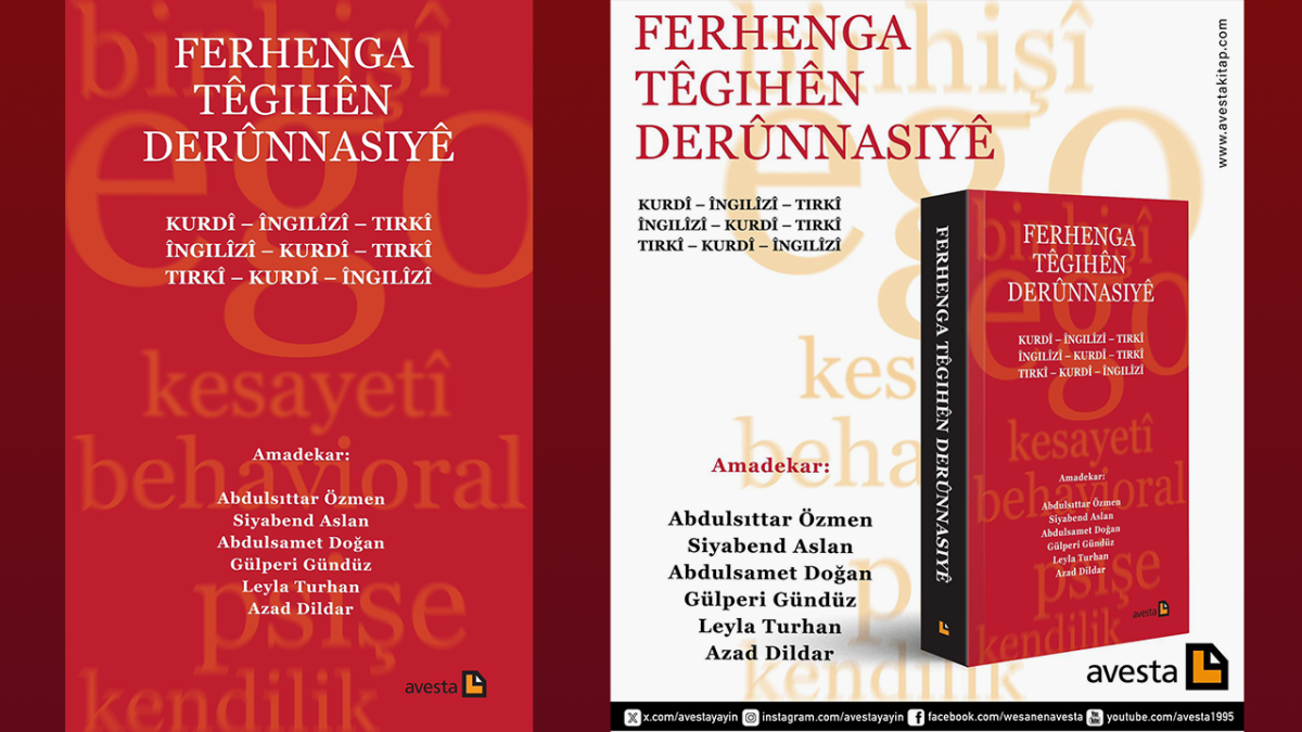 Ferhenga Têgihên Derûnnasiyê çap bû